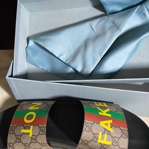 Gucci NOT FAKE SLIDES SIZE 10/40
